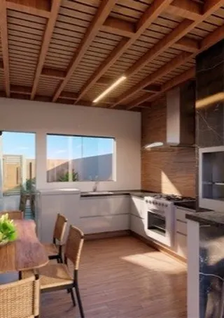 Render de interior gerado com IA
